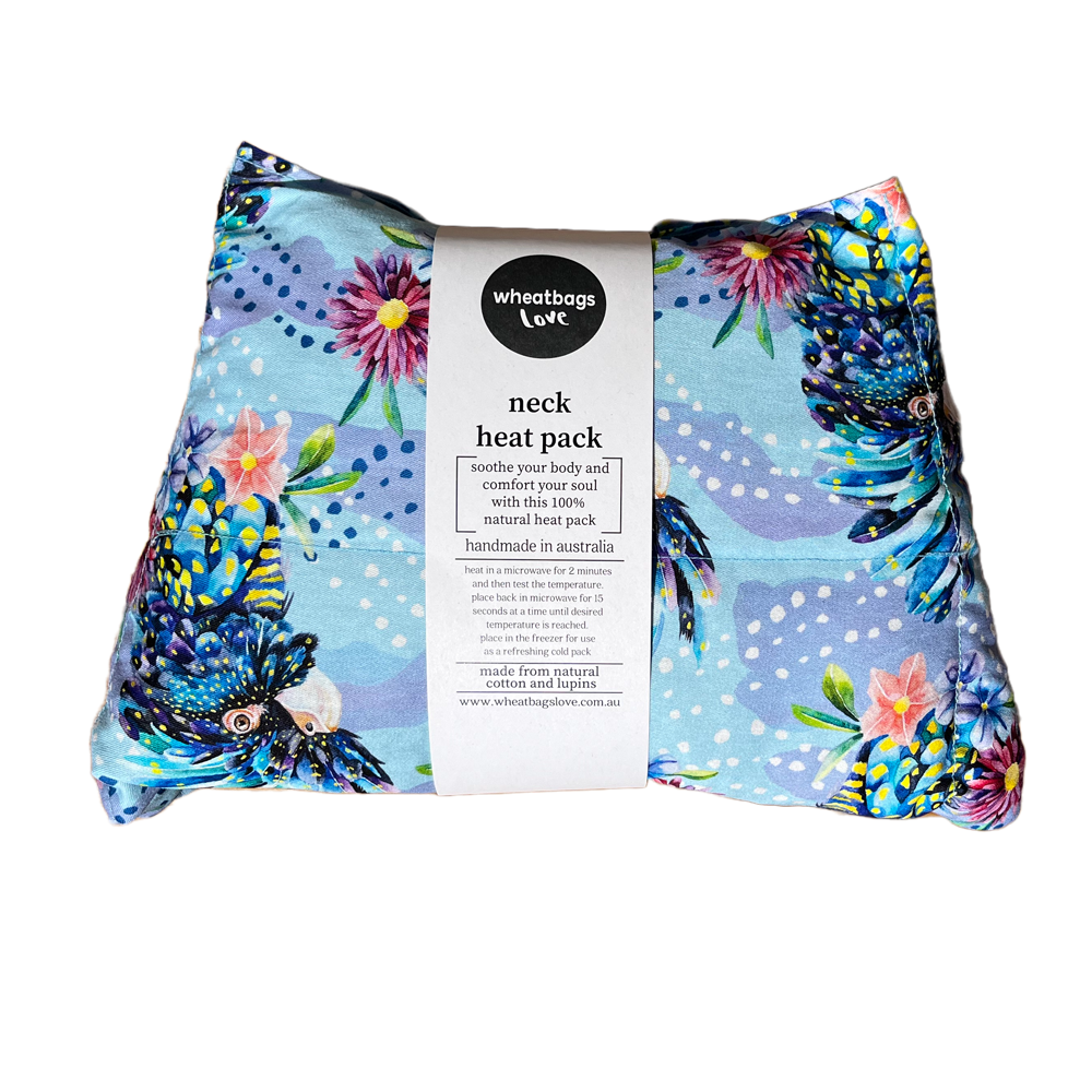 Neck Heat Pack Blue Cockatoo