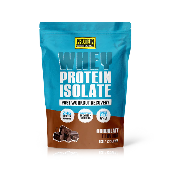 Protein Supplies Australia Protein WPI (Fast Release High Protein) Chocolate 1kg