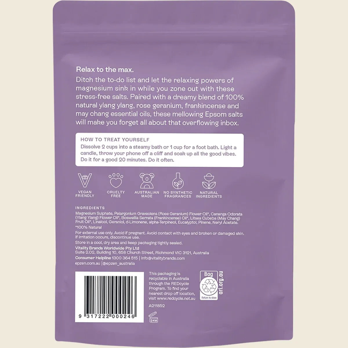 Epzen relax salts