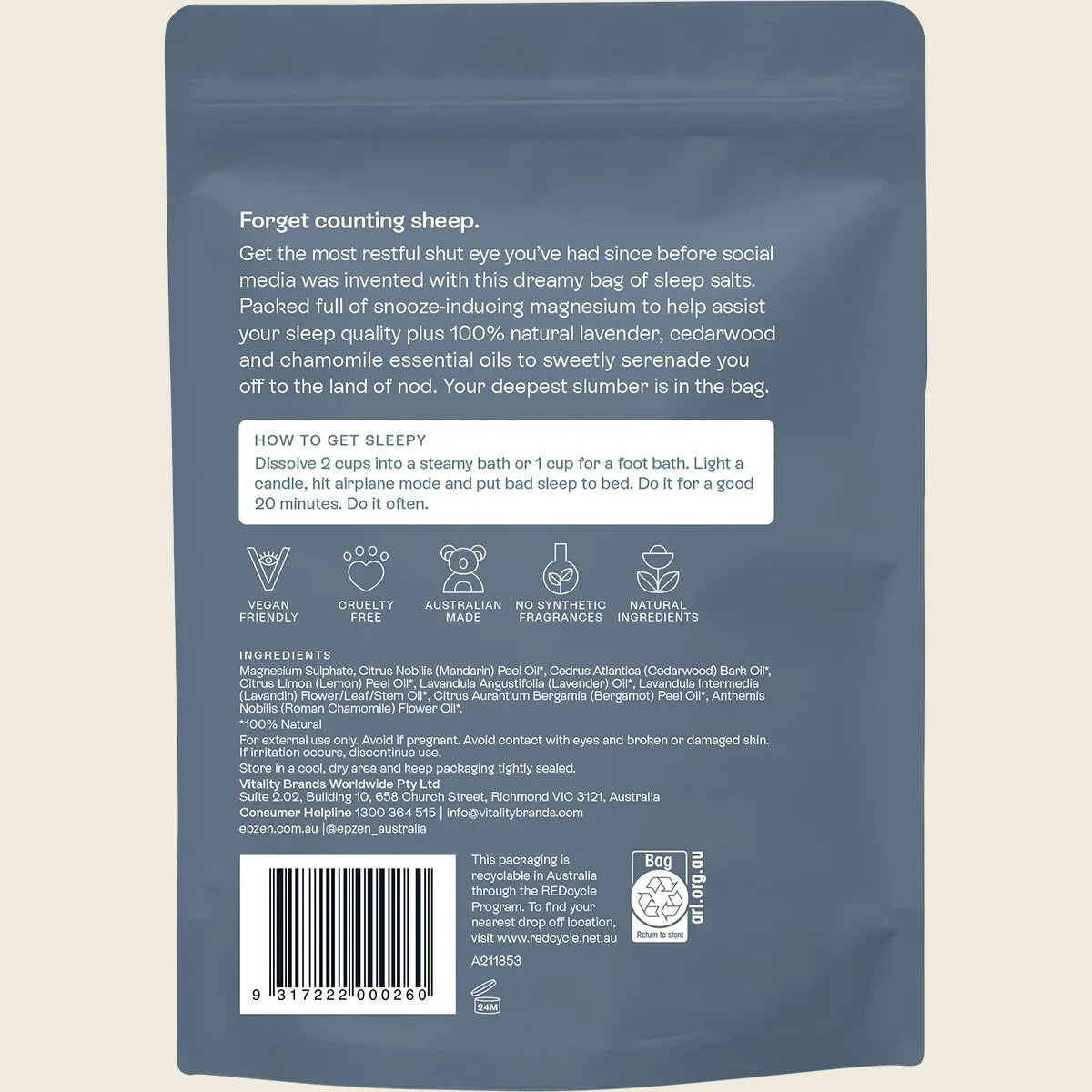 Epzen sleep salts