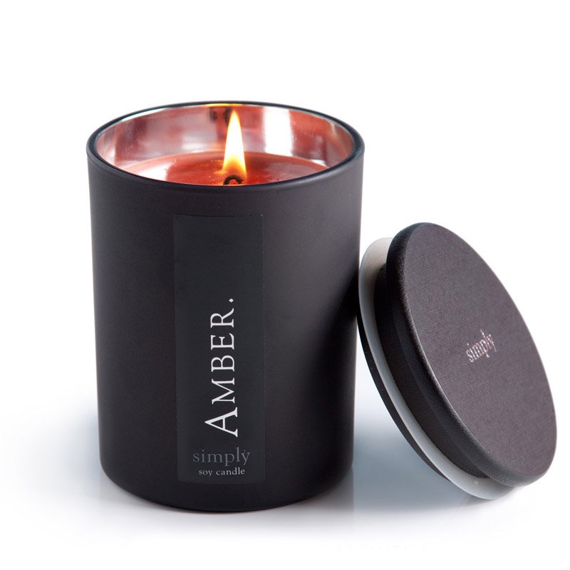 Amber Soy Jar Candle