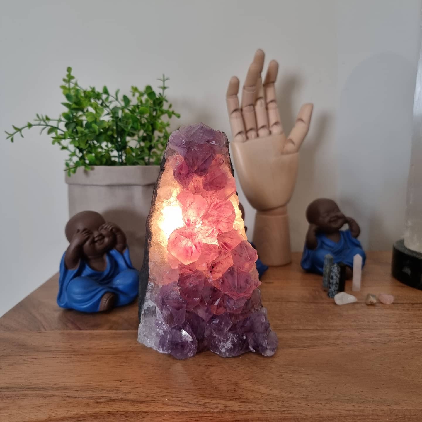 1.08kg Natural Amethyst Crystal Lamp DS559