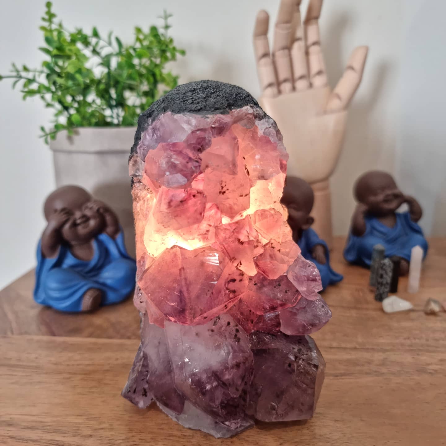 1.08kg Natural Amethyst Crystal Lamp DS645