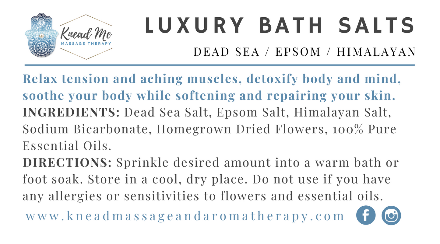 Luxury Bath Salts, Signature Blend - 800g